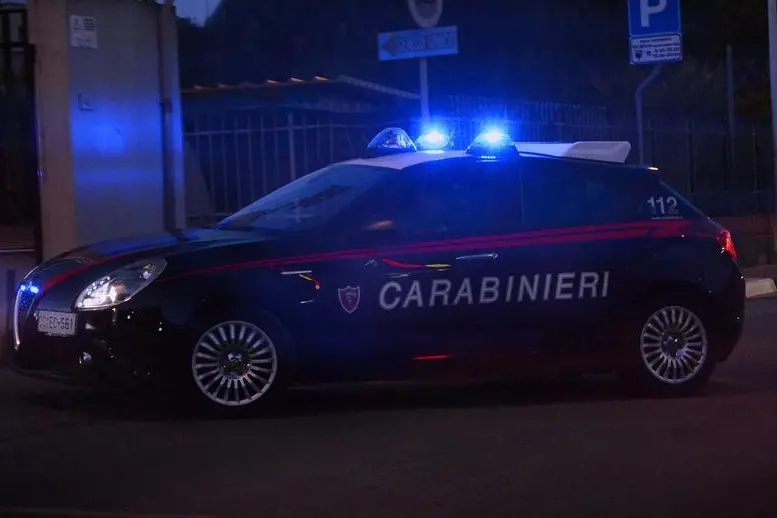 Un intervento del 112 (foto carabinieri)