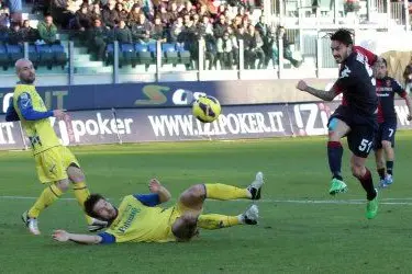 Cagliari-Chievo: una conclsuione di Pinilla