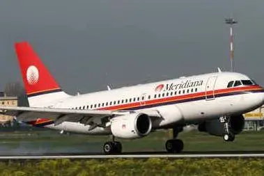 Un aereo Meridiana
