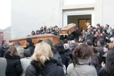I funerali dei tre ragazzi di Ballao morti in un incindente stradale - FOTO ITALO ORRU