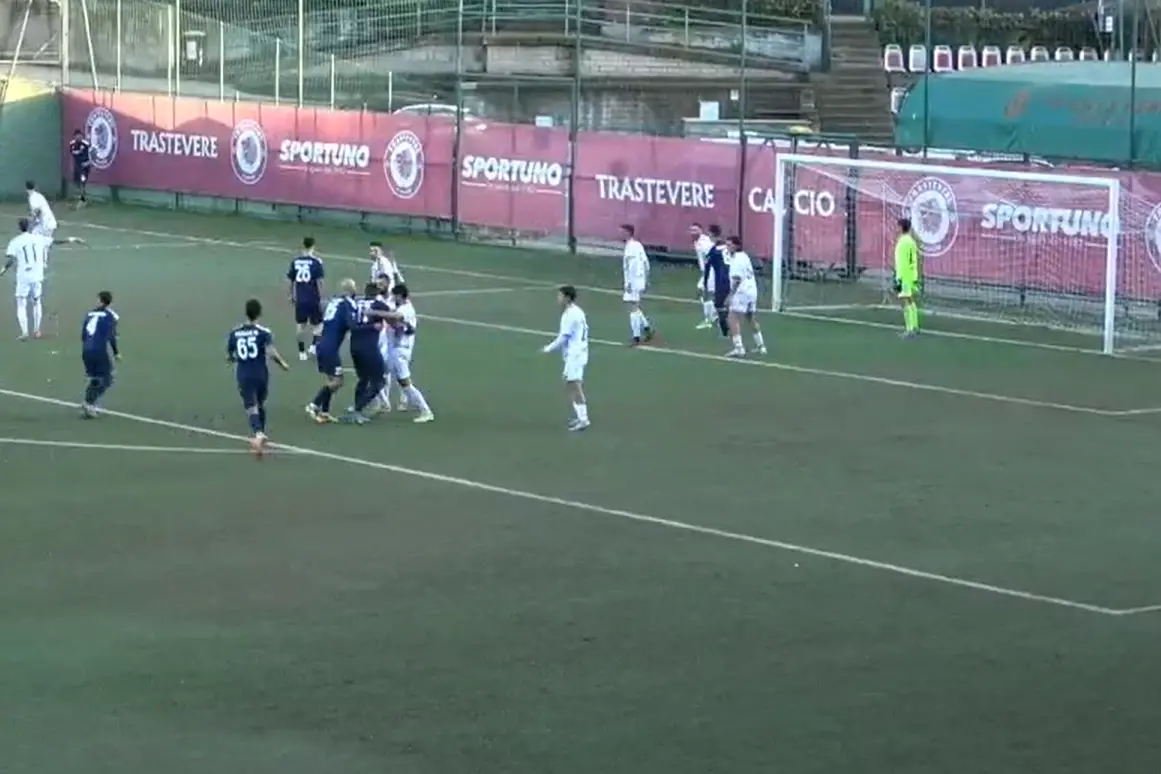 Angolo di Ragatzu nel match Trastevere-Olbia (foto Ilenia Giagnoni)