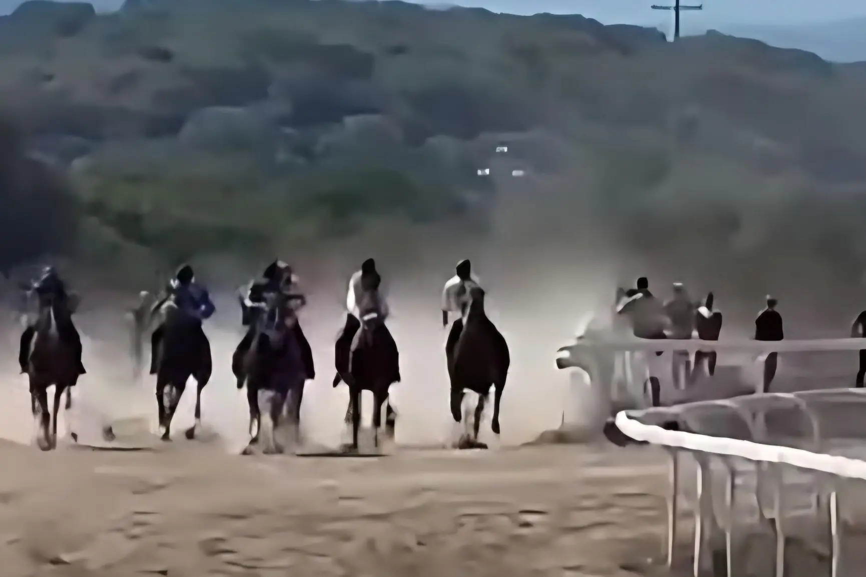 Sedilo, una fase del palio del Guilcier (foto concessa)