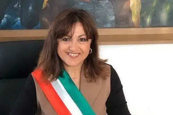 Il sindaco Paola Massidda (L'Unione Sarda - Scano)
