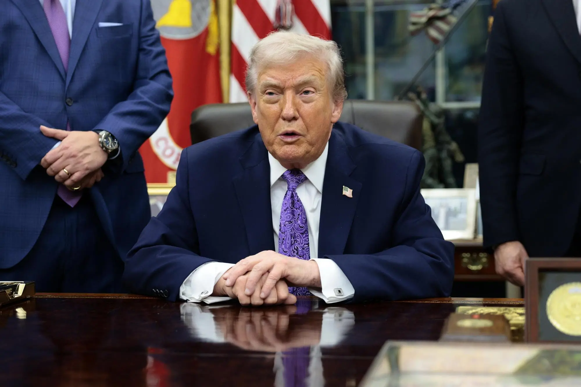 Donald Trump (foto Ansa/Epa)