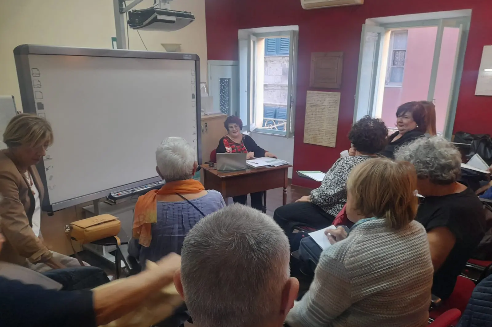 Un incontro all'Istituto Bellieni (foto ufficio stampa)