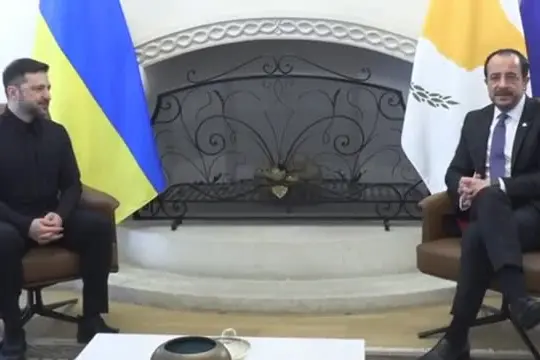 Zelensky a Nicosia per inizio del semestre di presidenza Ue di Cipro