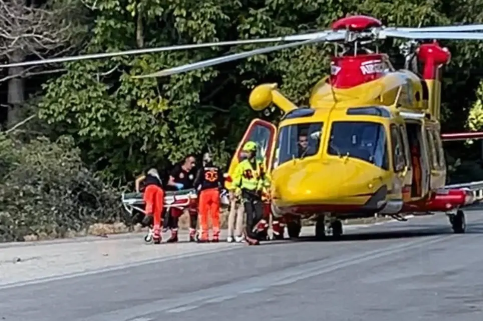 An air ambulance operation (Archive)