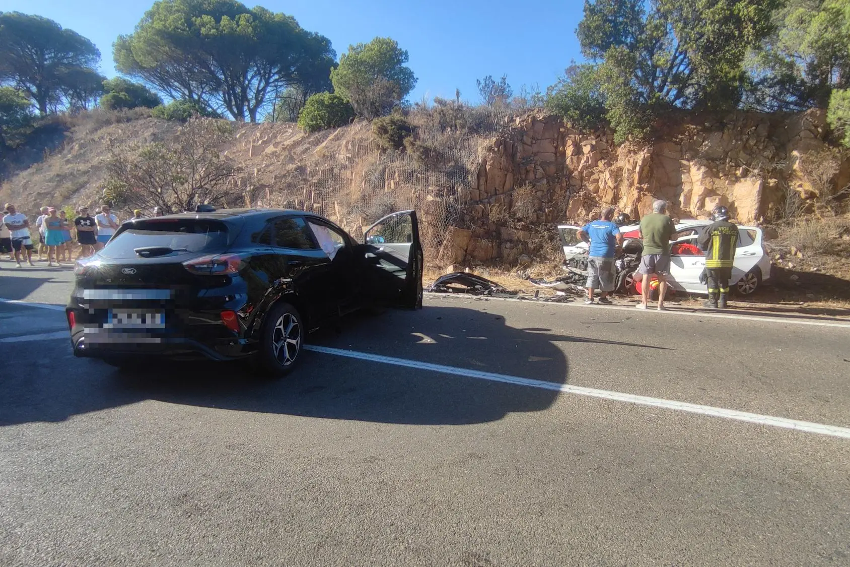 L'incidente (Foto di Federico Cogoni)