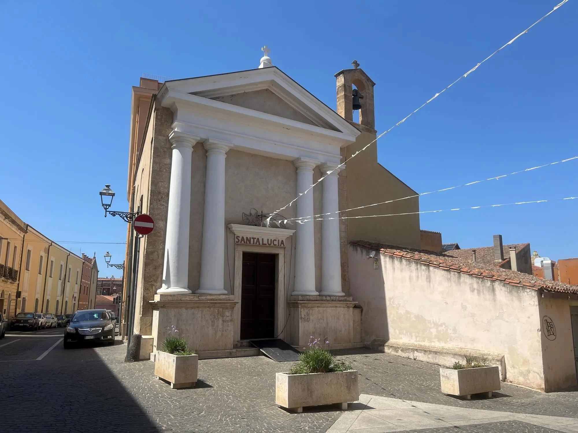 La cheisa di Santa Lucia in via Parpaglia (foto V. Pinna)