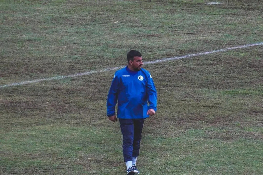 L’allenatore del Santa Teresa Celestino Ciarolu (foto Gabriele Demuro)