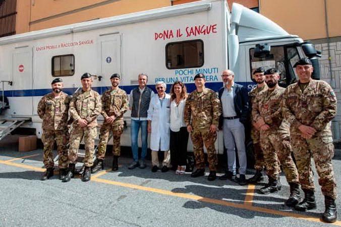 Giornata del donatore di sangue, l'impegno della Brigata Sassari