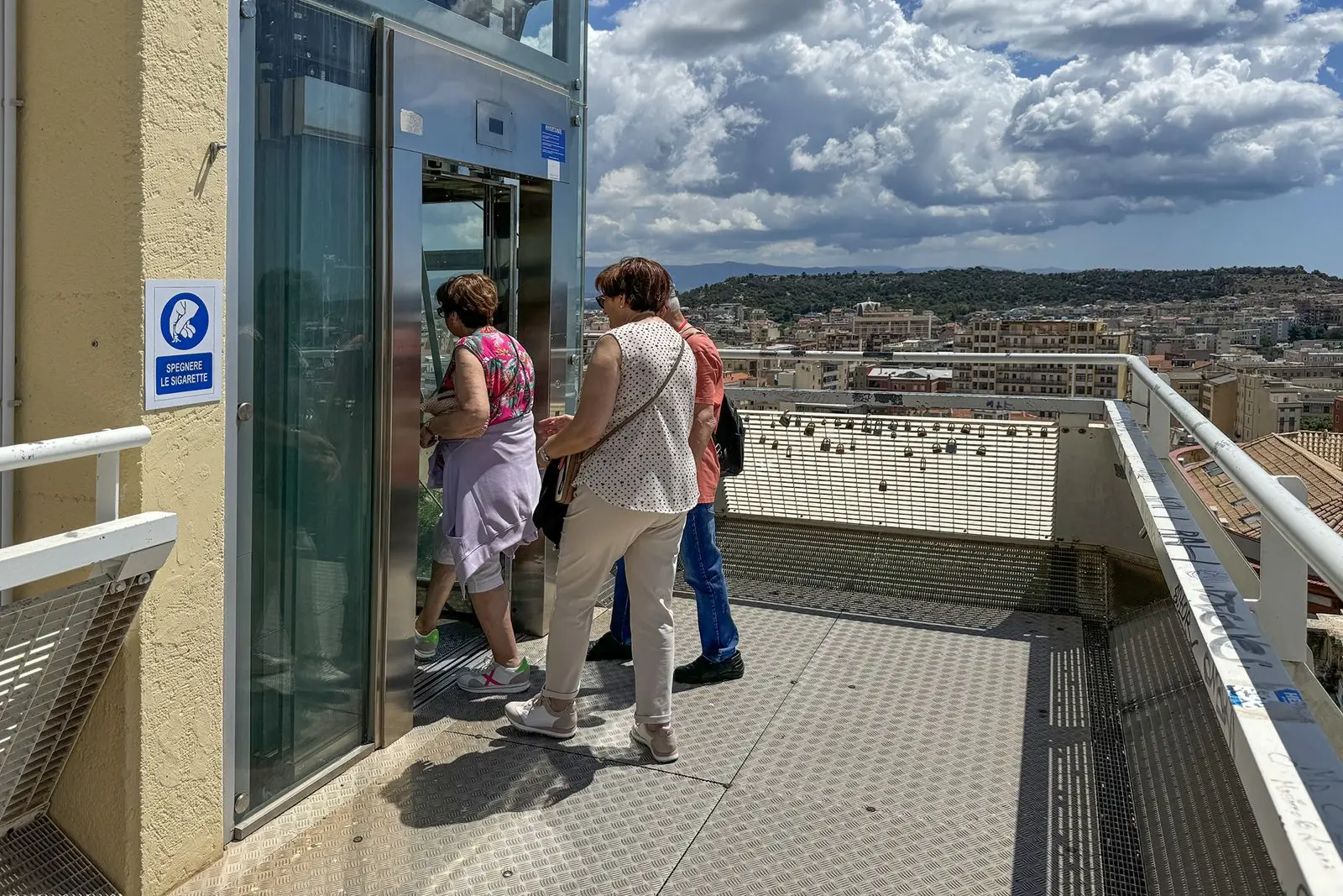 L'ascensore al Bastione Saint Remy