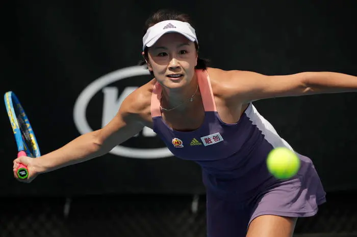 Peng Shuai (foto Ansa/Epa)