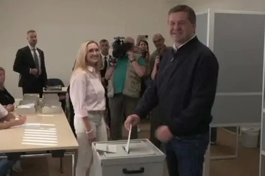 Germania, candidato della Cdu Sassonia Anhalt ha votato a Magdeburgo