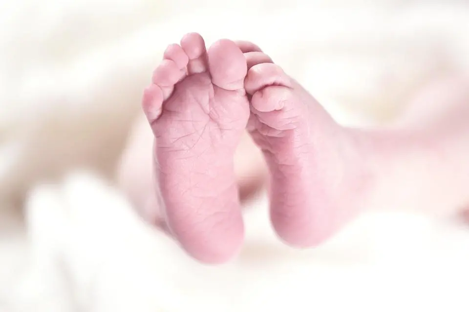 I piedini di un neonato (foto Pixabay)