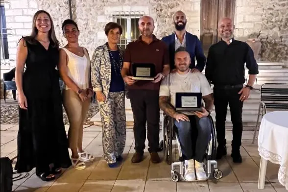 La consegna del Premio Zimbonia (fot concessa)