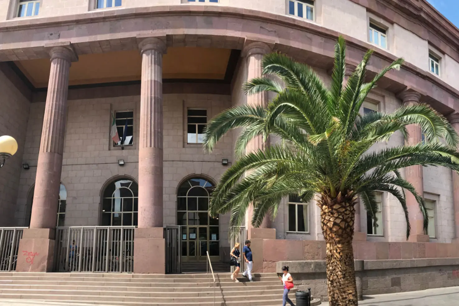il tribunale di Sassari - foto Gloria CAlvi 09.07.2017