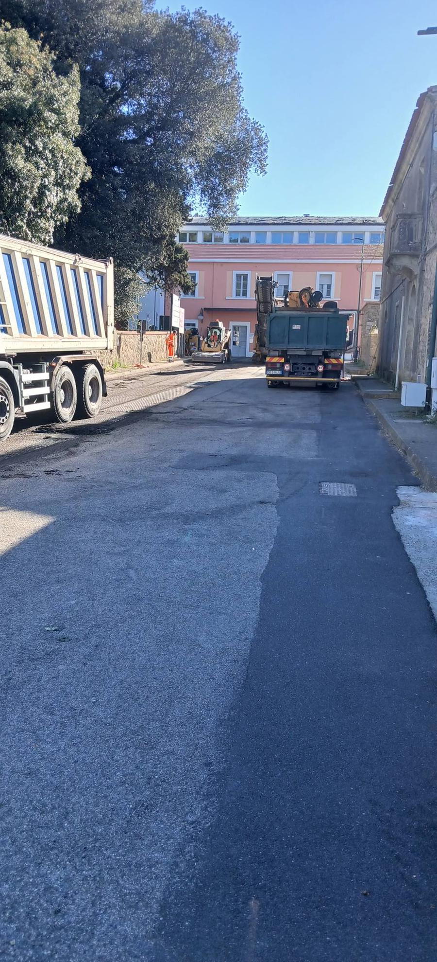Mandas, cantieri aperti tra centro urbano e stazione