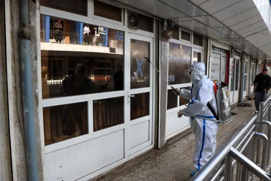 Operazioni di sanificazione (Ansa - Rezayee)