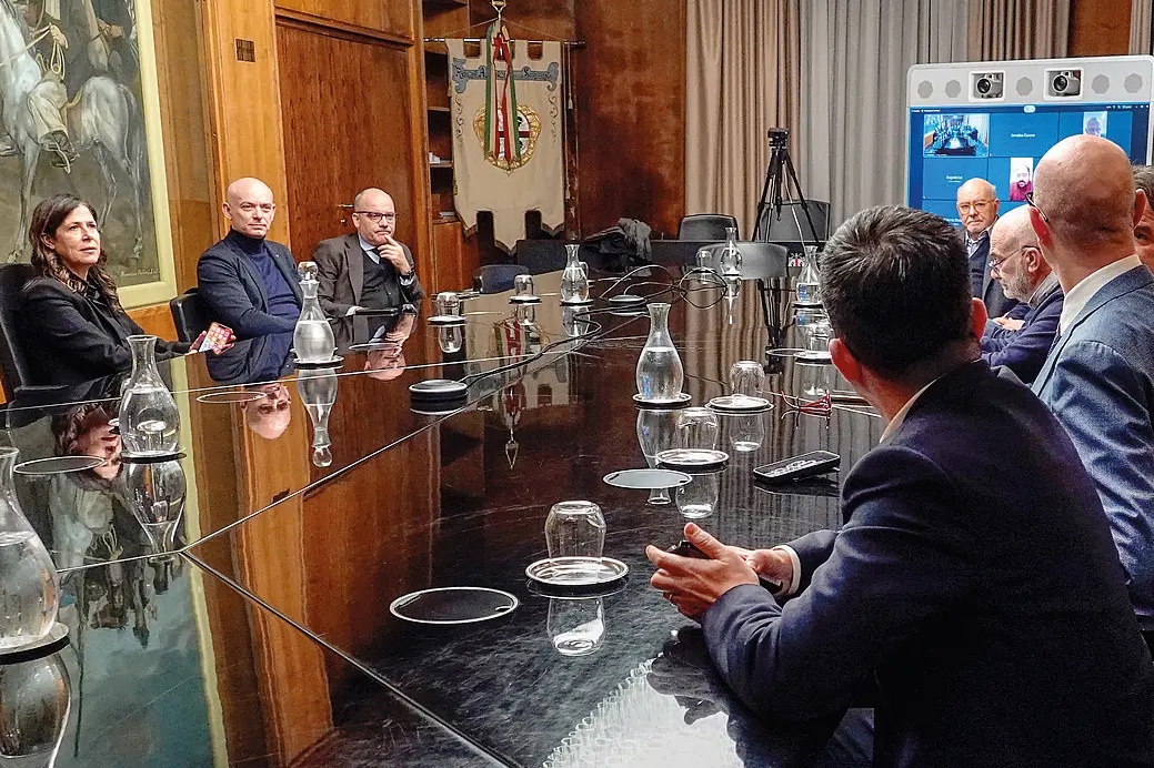 L'ultimo vertice di maggioranza a Villa Devoto