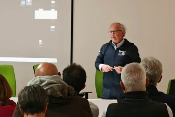 L'intervento di Marco Milanese (foto Pala)