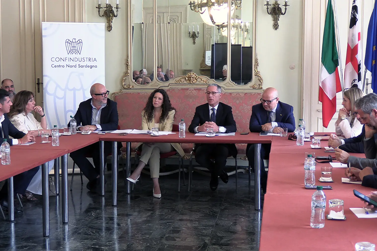 L'incontro in Confindustria a Sassari