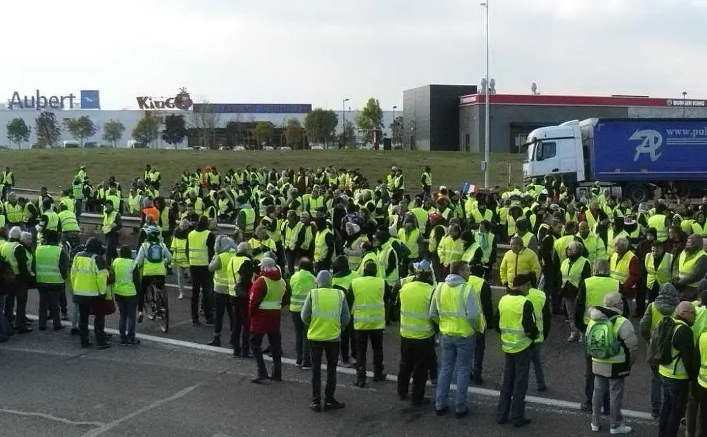 Una protesta a Vesoul, nell'est della Francia (foto Wikipedia)