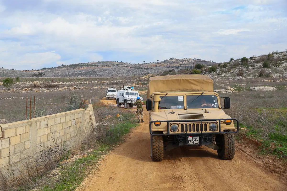 Mezzi della missione Unifil in Libano