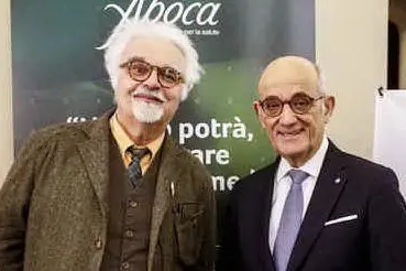 Patrizio Roversi e Pier Luigi Rossi (foto L'Unione Sarda - Marras)