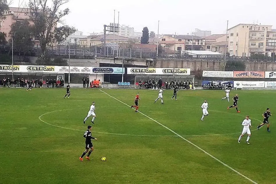 Un'immagine della gara d'andata tra Olbia e Juventus U23 (foto Giagnoni)