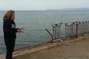 Il belvedere danneggiato