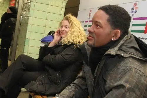 Will Smith in metropolitana a Berlino