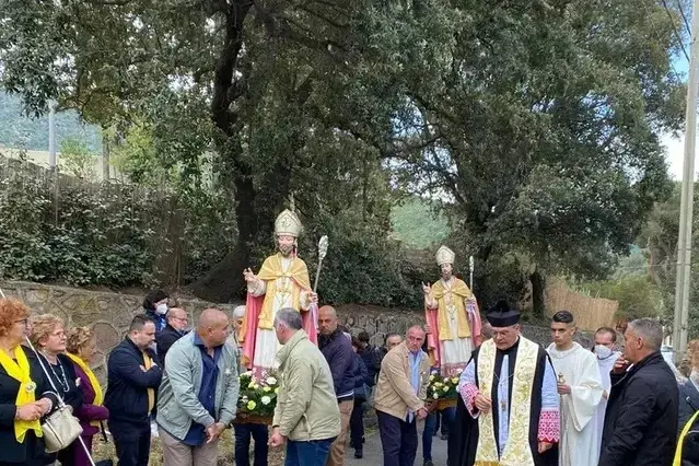 La processione in montagna