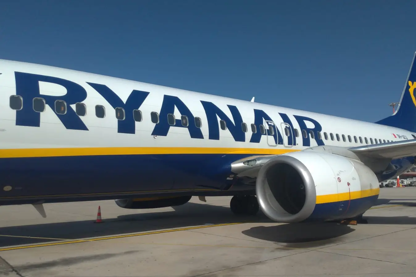 Un aereo Ryanair (foto Fiori)