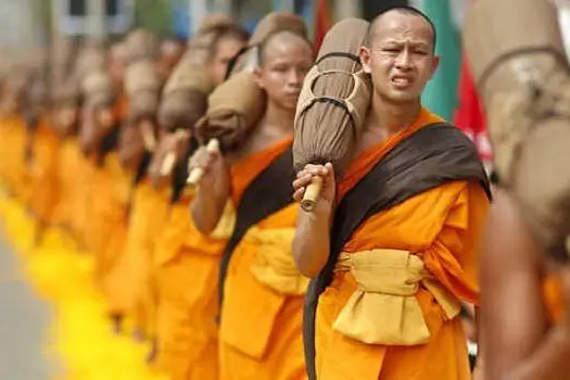 Monaci thailandesi (Ansa)