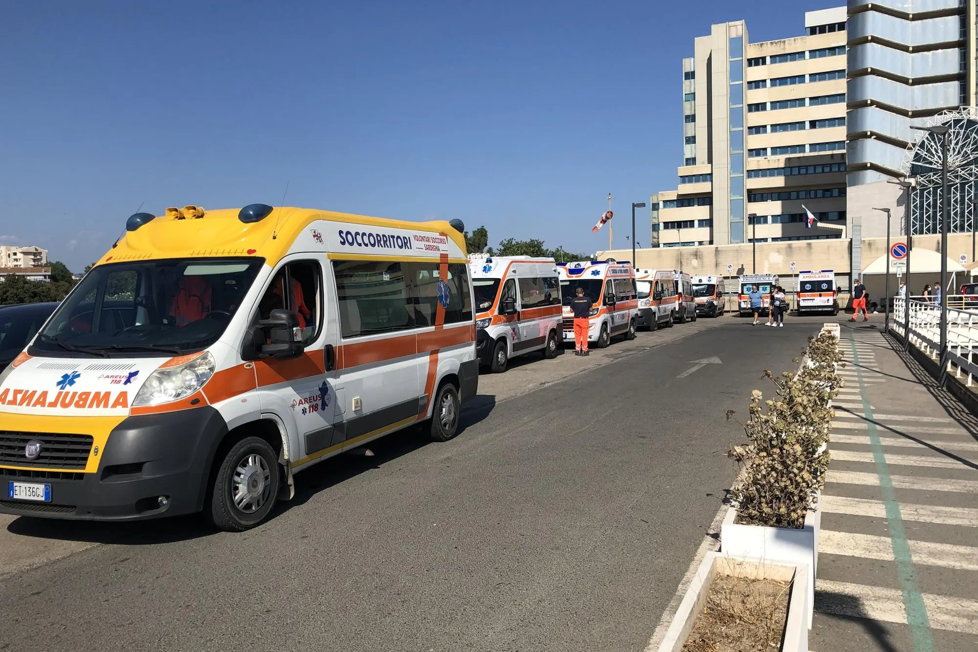 L'ospedale Brotzu di Cagliari  (L'Unione Sarda)