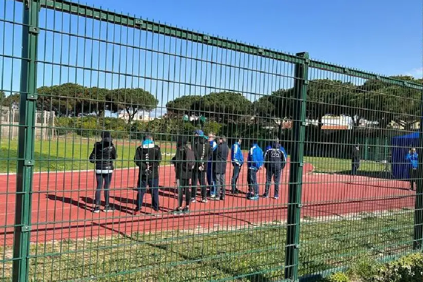 La pista di atletica leggera a Porto Torres (foto M. Pala)