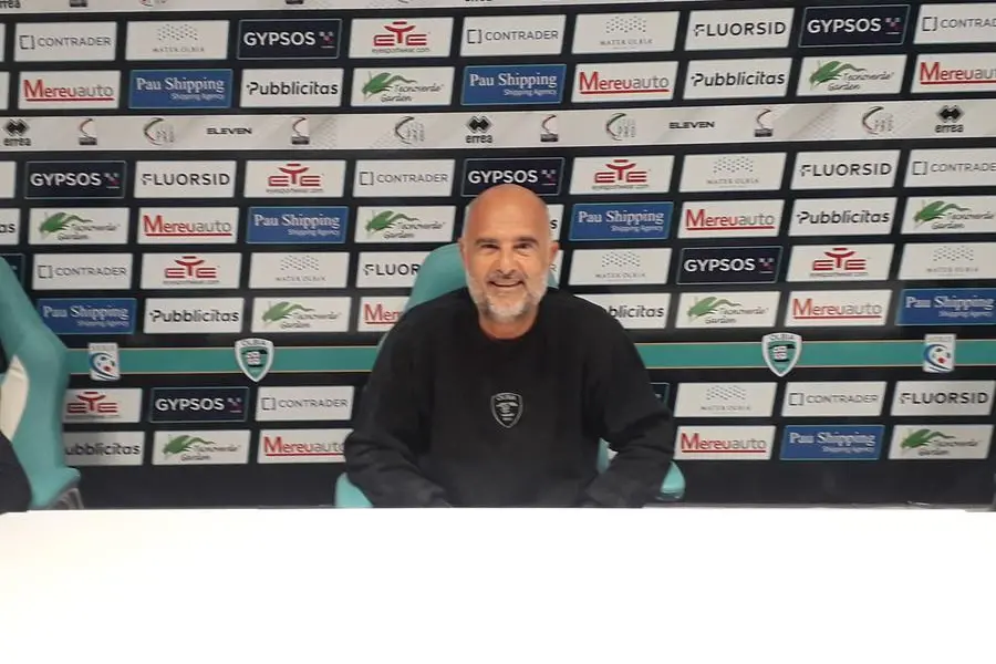 Max Canzi nella presentazione della sfida con la Reggiana (i. g.)
