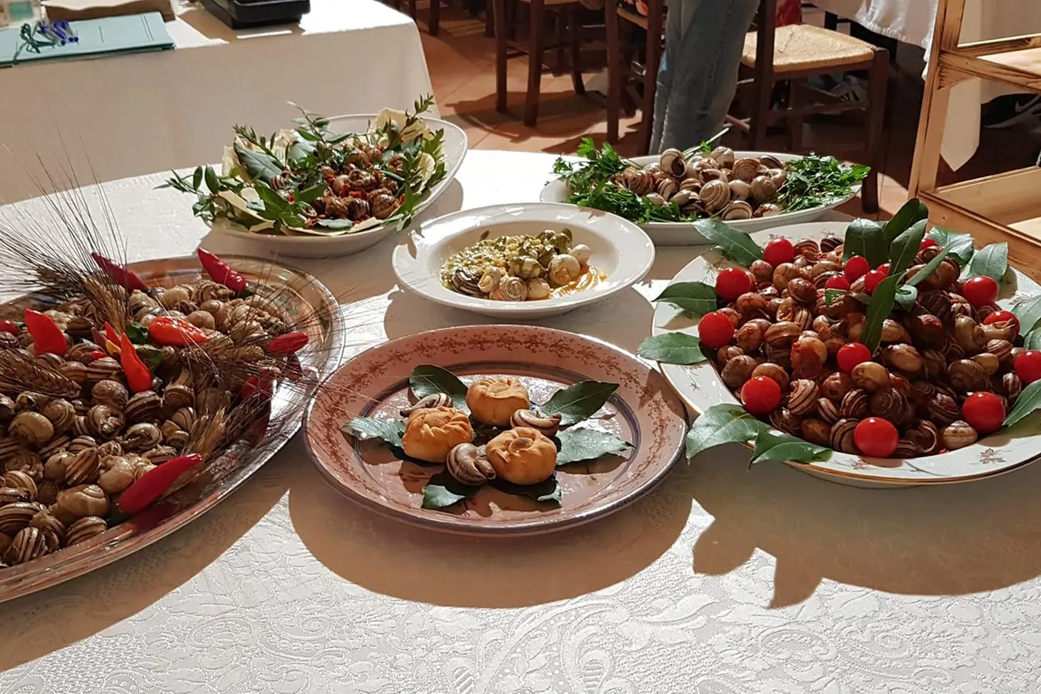 Gesico, la “Lumaca d’oro” al ristorante “Madonna d’Itria” di Guasila (foto Sirigu)
