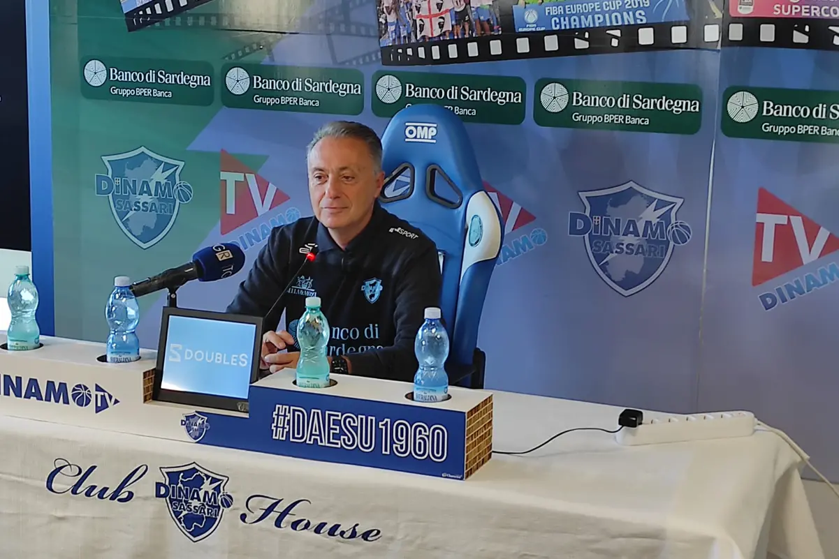 Il coach Piero Bucchi (foto G. Marras)