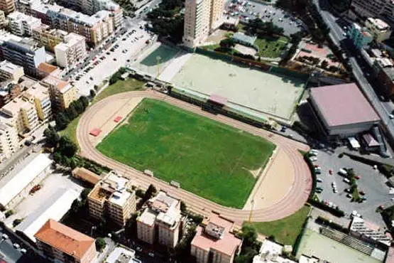 La cittadella sportiva vista dall'alto