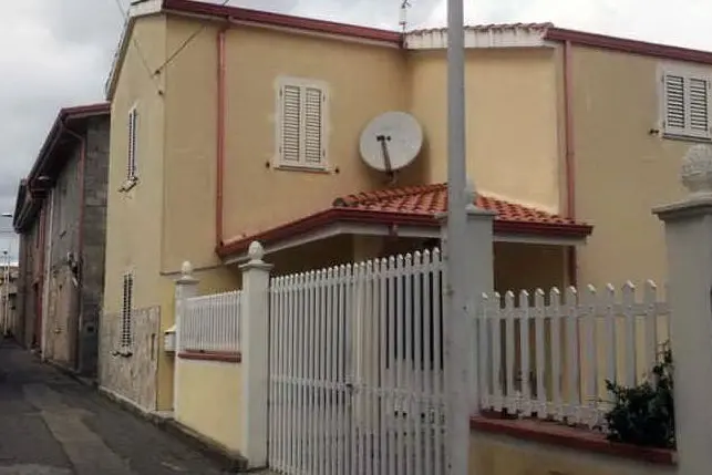 La casa di Masullas, dove si è verificato il tentato furto
