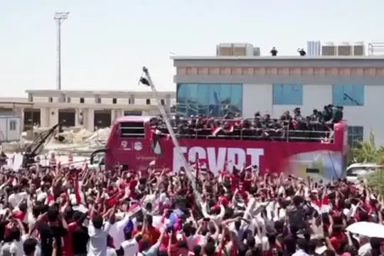 Mondiali, accoglienza da eroi per i giocatori egiziani