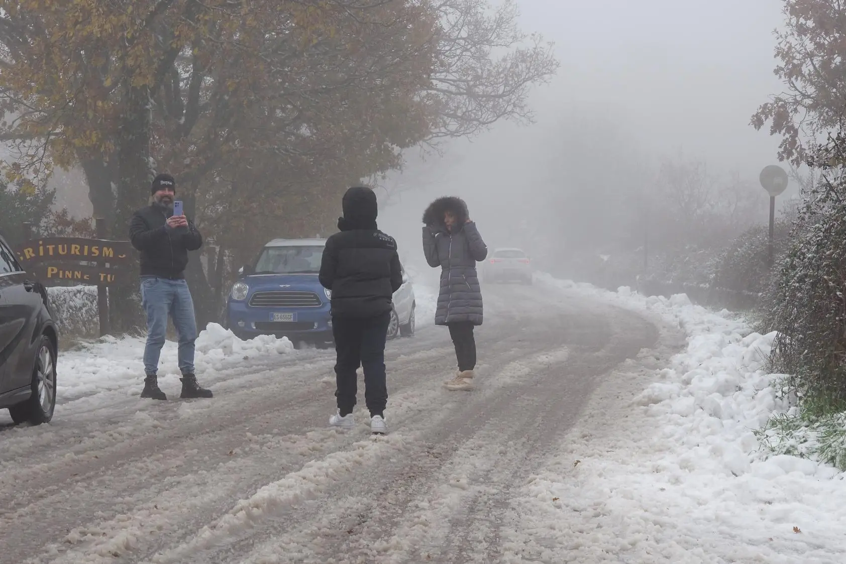 Fonni, turisti a Bruncuspina (G. Locci)