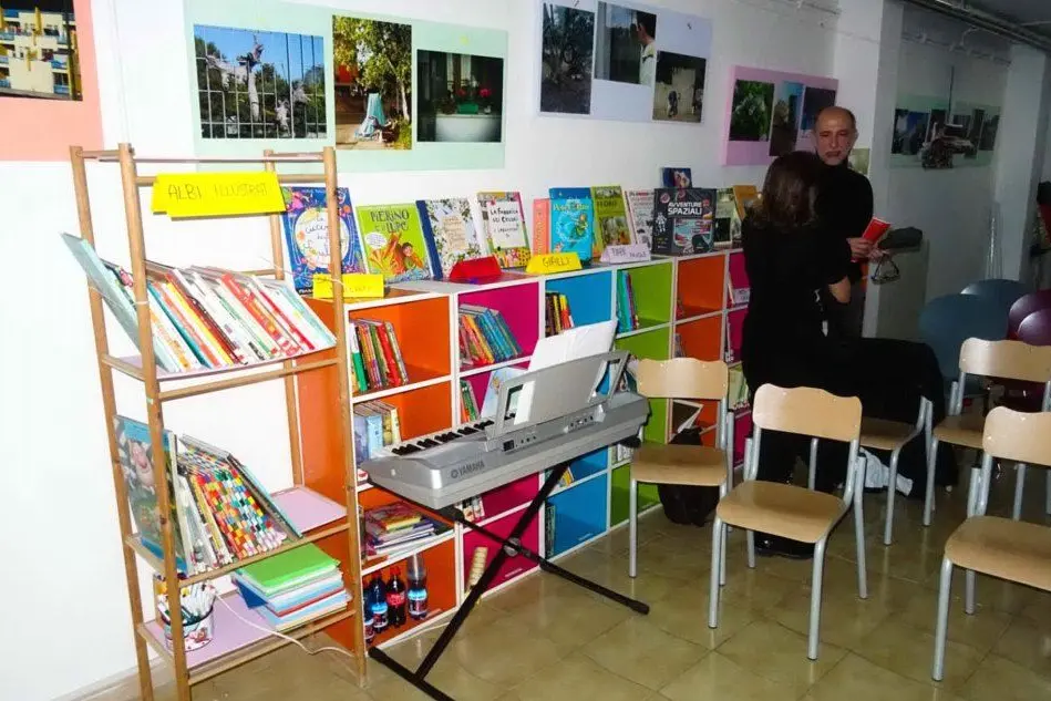 La biblioteca di quartiere a Latte dolce, Sassari (Calvi)