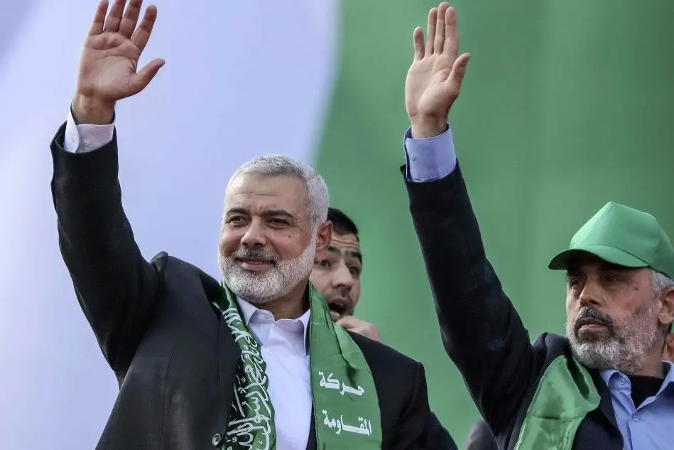 I due leader di Hamas (Ansa)