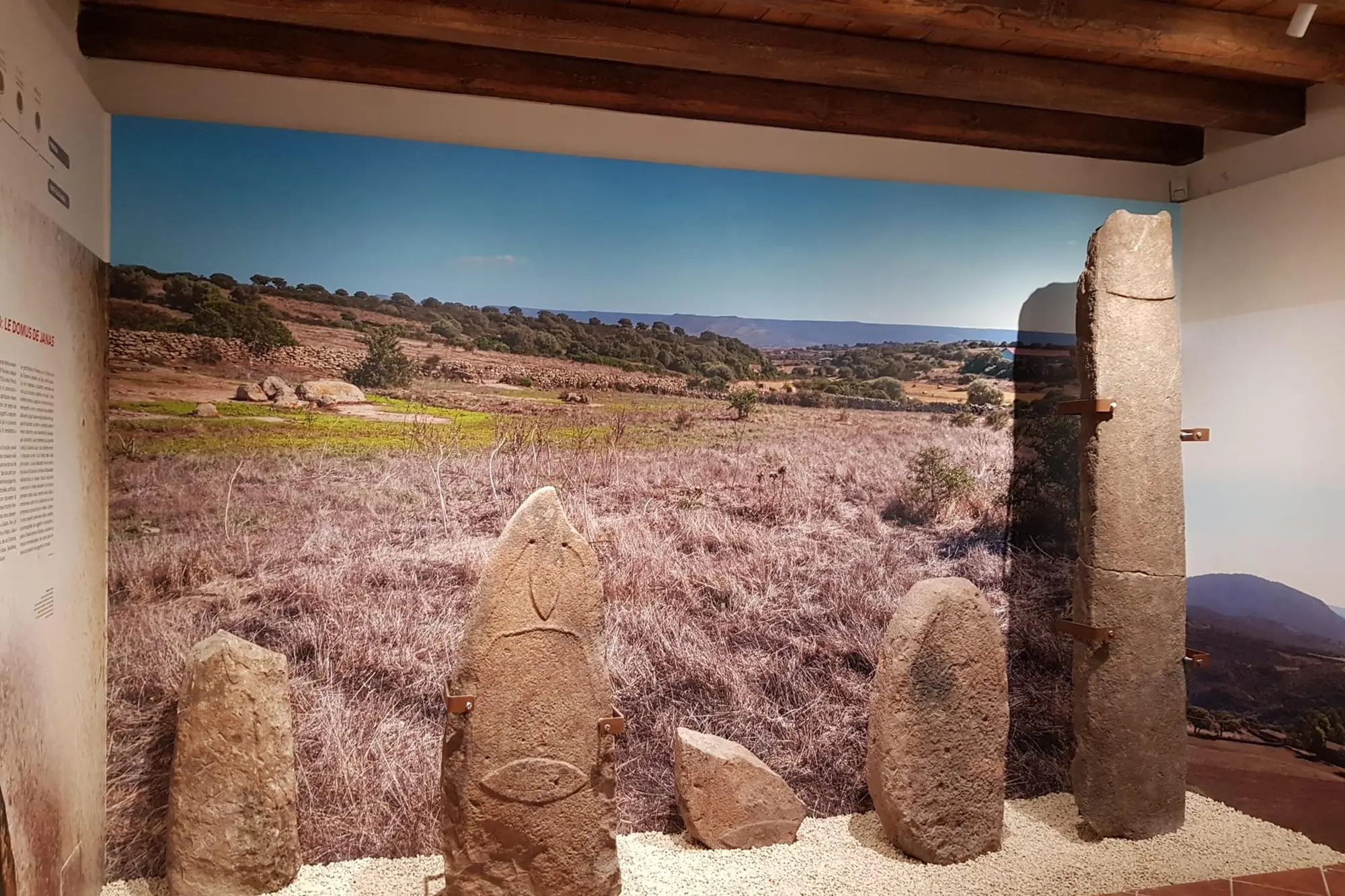 Una parte della mostra di Ruinas (foto concessa)