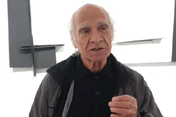 L'artista (foto da frame video)