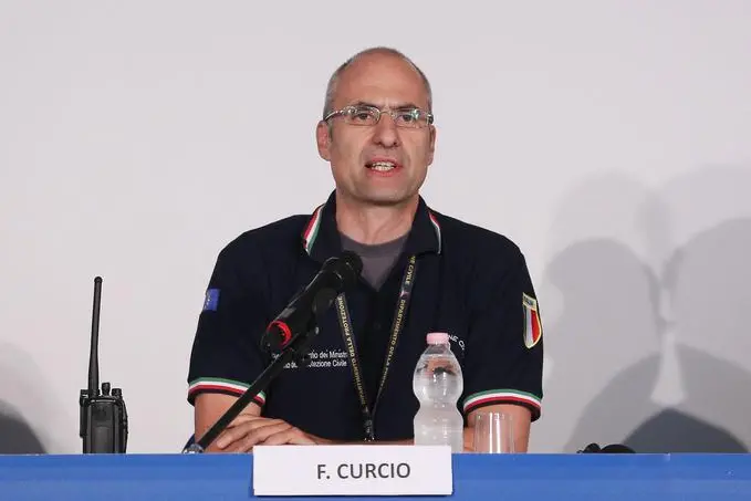 Fabrizio Curcio, capo della Protezione Civile (foto Ansa)