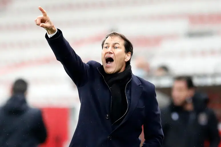 L'allenatore del Napoli Rudi Garcia (Ansa)
